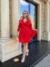 Сукня червона №99397 - фото 4