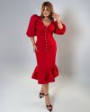 Сукня червона №99404 - фото 1