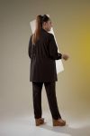 Костюм -трійка шоколад №99441 - фото 4