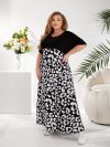 Сукня чорна-біла №99507 - фото 2