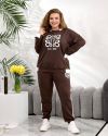 Прогулянковий костюм шоколад №99510 - фото 6