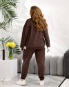 Прогулянковий костюм шоколад №99510 - фото 8
