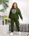 Прогулянковий костюм хакі №99511 - фото 1