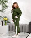 Прогулянковий костюм хакі №99511 - фото 2