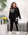 Прогулянковий костюм чорний №99512 - фото 3