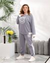 Прогулянковий костюм сірий №99513 - фото 2
