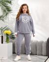Прогулянковий костюм сірий №99513 - фото 3