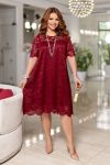Сукня бордо №99517 - фото 1