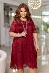 Сукня бордо №99517 - фото 2