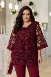Костюм бордо №99543 - фото 2