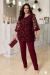 Костюм бордо №99543 - фото 3