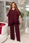 Костюм бордо №99560 - фото 2