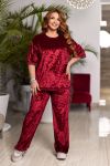 Костюм бордо №99564 - фото 4