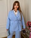 Піджак блакитний №99623 - фото 2