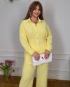 Костюм сорочка штани жовтий №99634 - фото 4