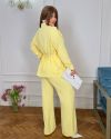 Костюм сорочка штани жовтий №99634 - фото 6