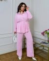 Костюм сорочка штани рожевий №99635 - фото 1