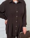 Костюм сорочка штани шоколад №99637 - фото 4