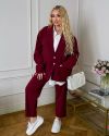 Костюм 2-ка бургунді №99683 - фото 1