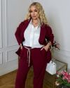 Костюм 2-ка бургунді №99683 - фото 2