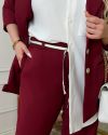 Костюм 2-ка бургунді №99683 - фото 3