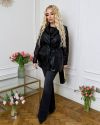 Стильна двійка (лонг+жилет) чорний №99684 - фото 2