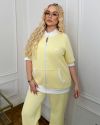 Прогулочний костюм жовтий №99692 - фото 3