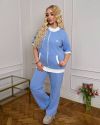 Прогулочний костюм блакитний №99693 - фото 7