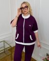 Прогулочний костюм бургунді №99694 - фото 4