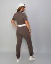 Костюм спортивний коричневий №99768 - фото 9