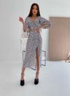 Жіночий літній костюм білий №99809 - фото 2