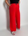 Стильні жіночі брюки червоні №99921 - фото 2
