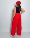 Стильні жіночі брюки червоні №99921 - фото 5