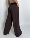 Стильні жіночі брюки шоколад №99923 - фото 7
