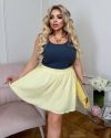 Спідниця-шорти жовтий №99943 - фото 2