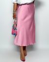Спідниця з королівського атласу рожева №99981 - фото 4
