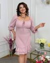 Легка сукня у стилі «бохо» рожевий №99992 - фото 6
