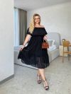 Сукня прошва чорна №99995 - фото 5