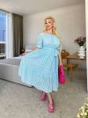 Сукня прошва блакитна №99996 - фото 5